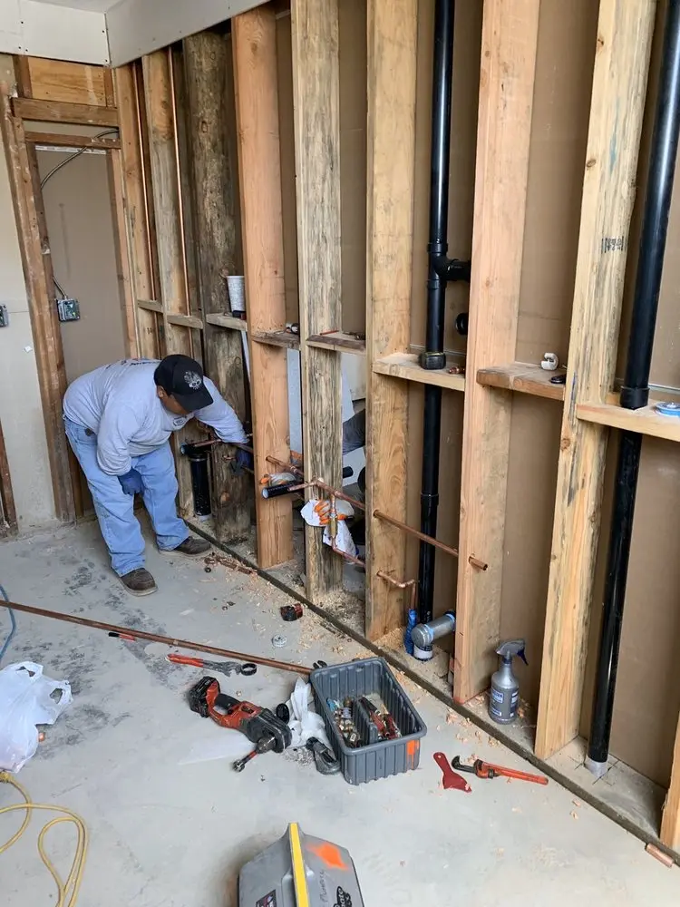 Commercial rough-in plumbing for Trenchless Sewer Repair in Odessa